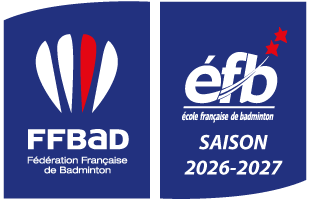 Label FFBaD École Française de Badminton 2 étoiles - Saison 2026-2027