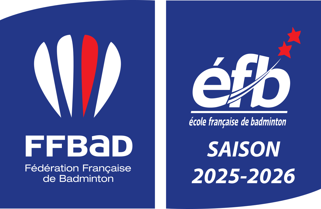Label FFBaD École Française de Badminton 2 étoiles - Saison 2025-2026